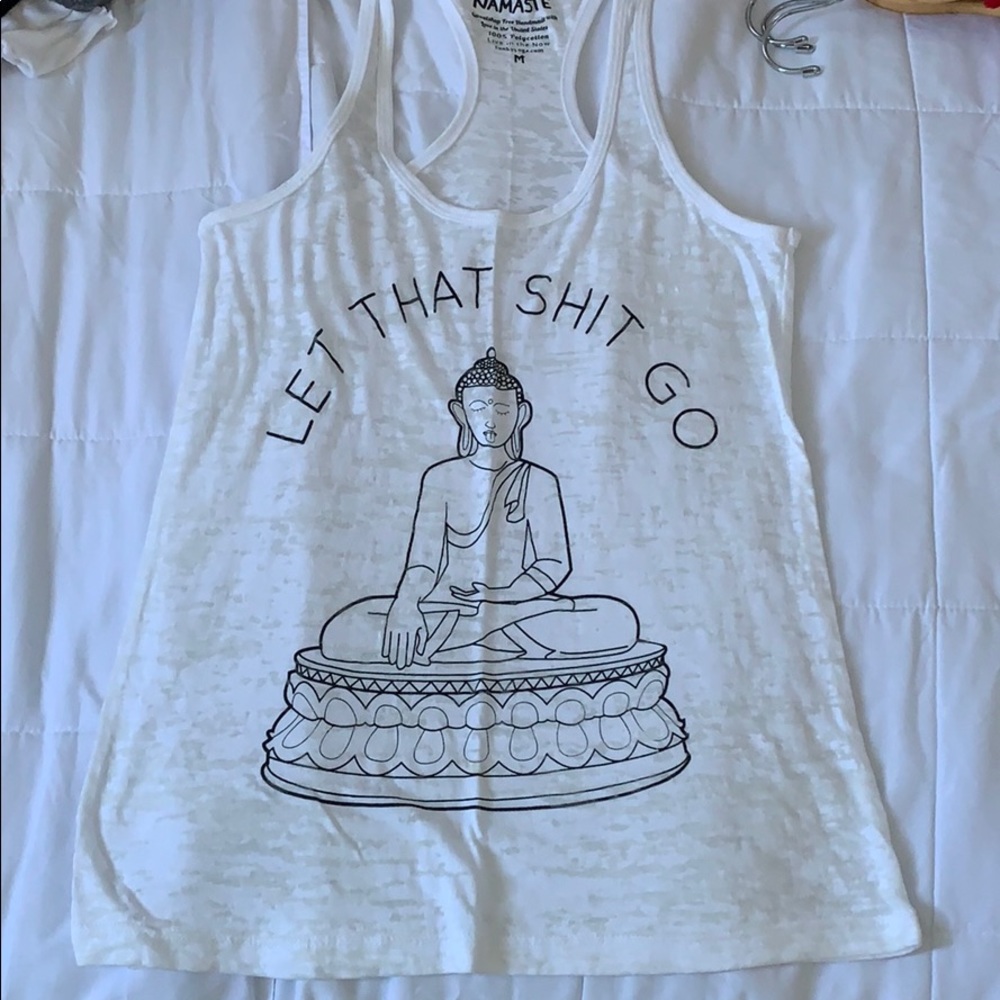 White Yoga Tank